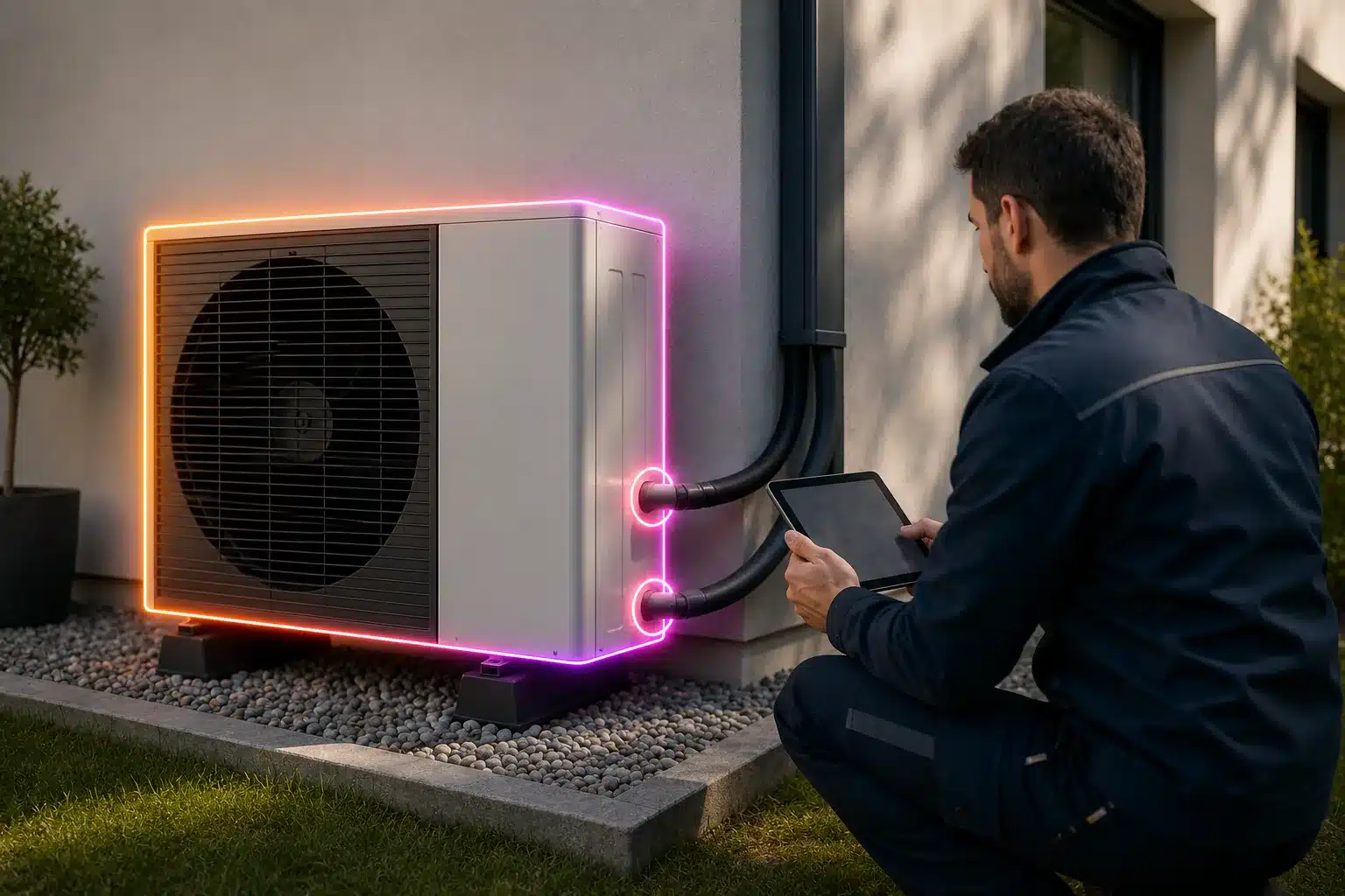 Contrôle CEE d’une pompe à chaleur par un professionnel