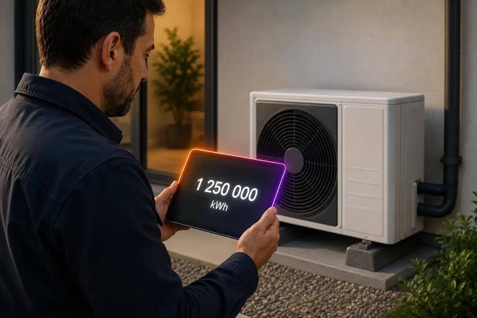 Professionnel consultant le volume de kWh cumac généré par une opération CEE