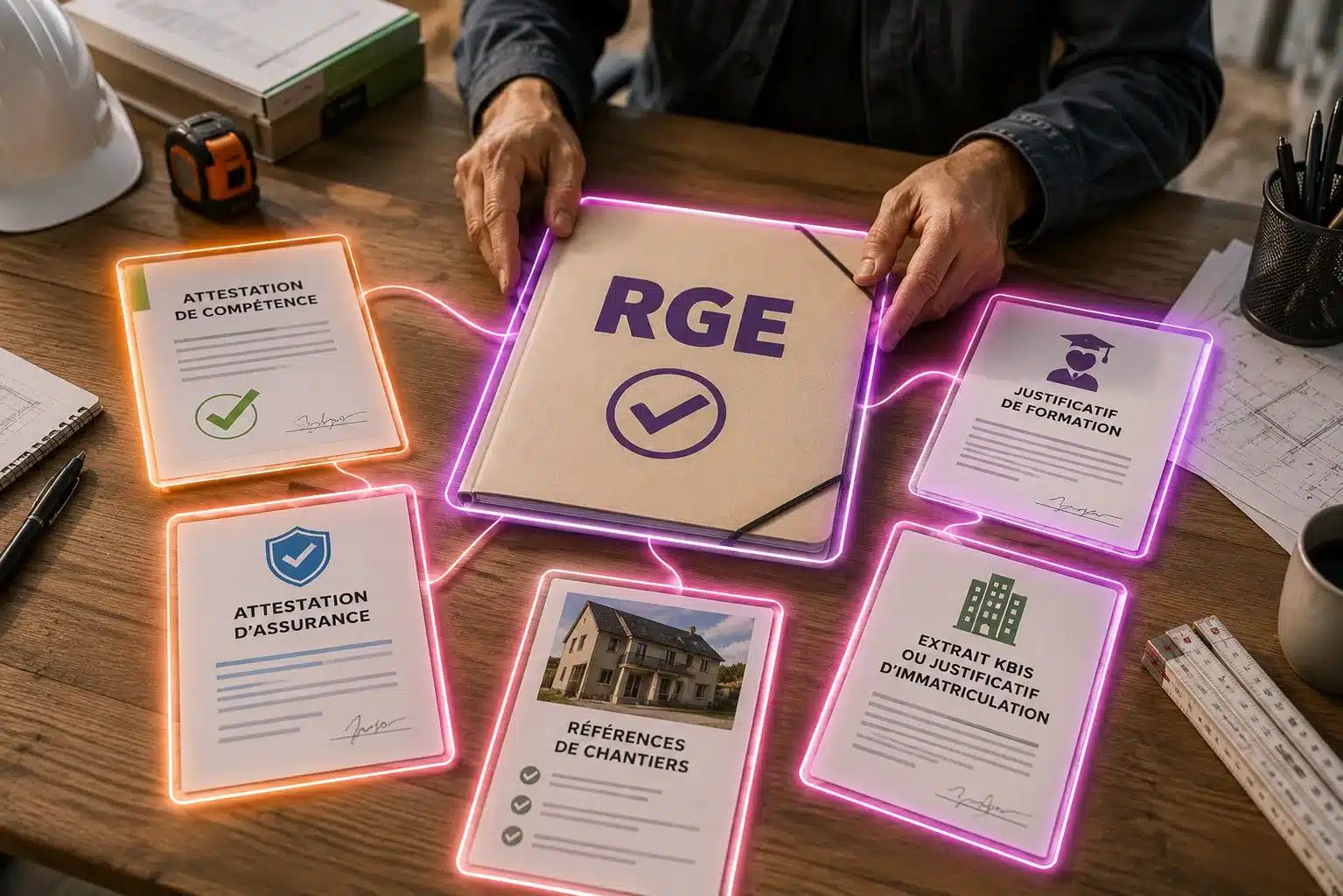 Pièces justificatives nécessaires pour constituer un dossier RGE