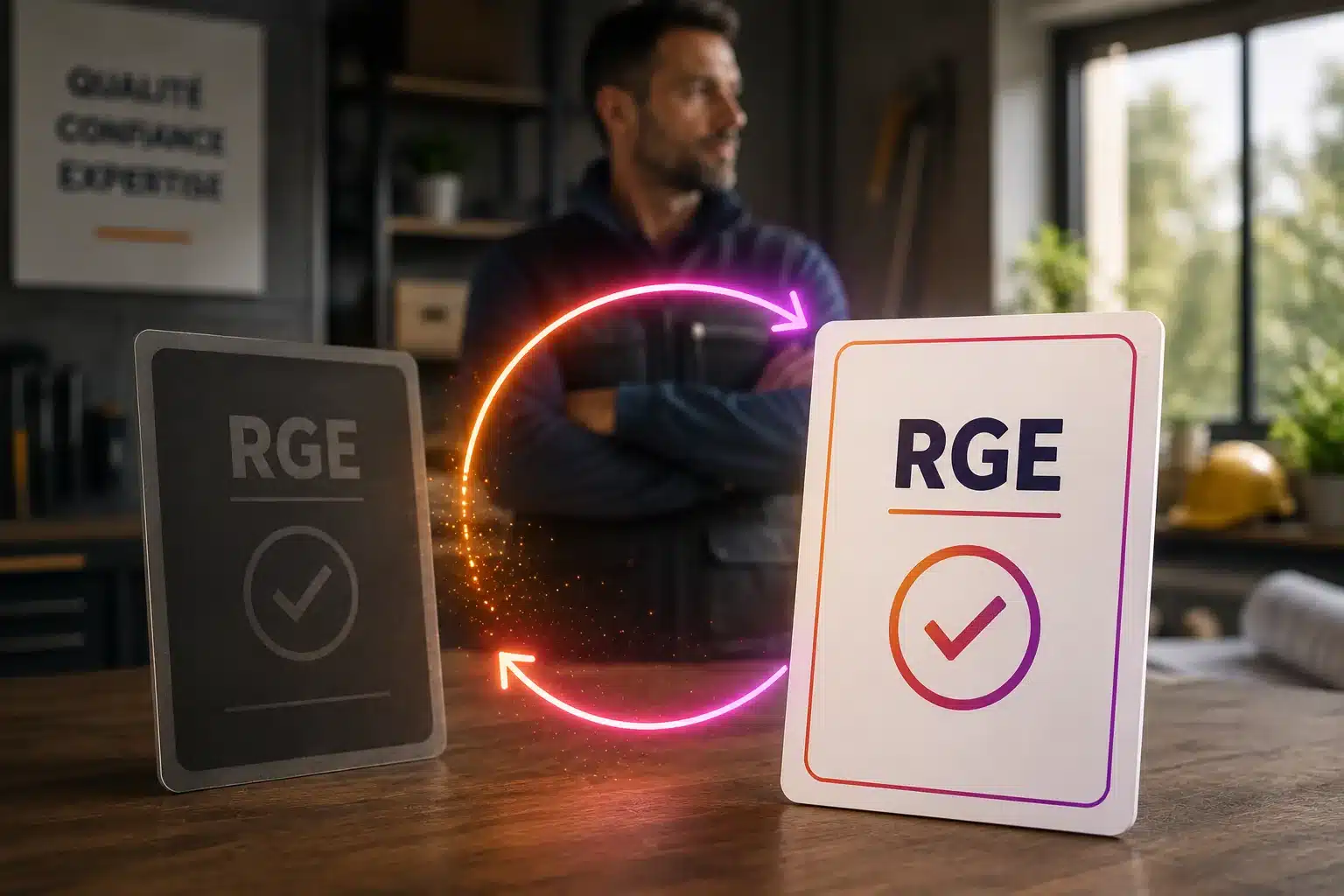 Renouvellement d’une qualification RGE pour un professionnel du bâtiment
